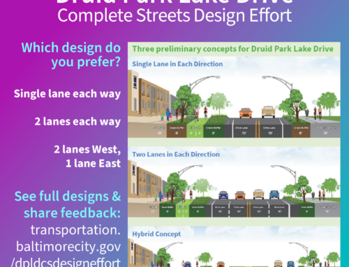 Share Feedback on Druid Hill Complete Streets Design Concepts