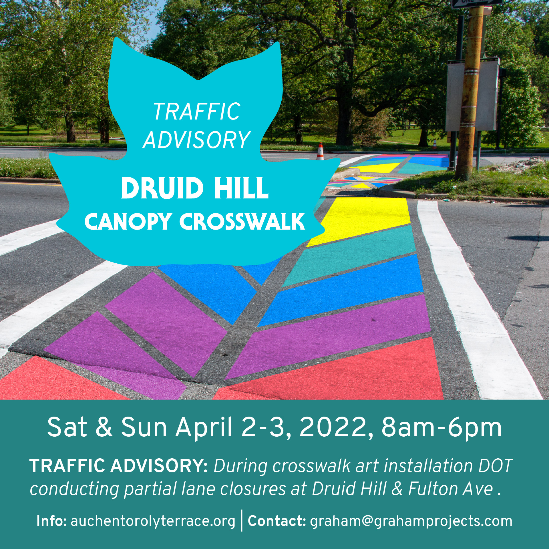 DHCC Install Traffic Advisory April 2-3 2022